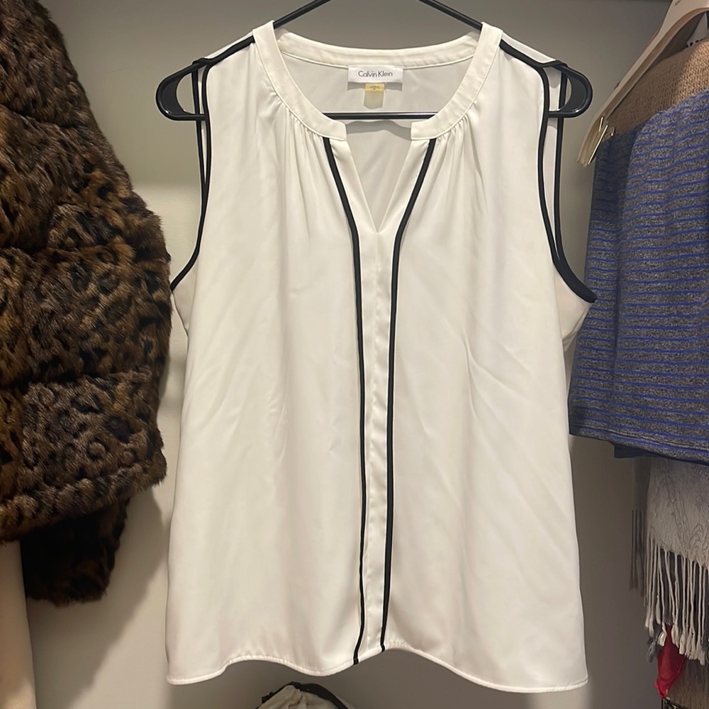 Calvin Klein Sleeveless Blouse
